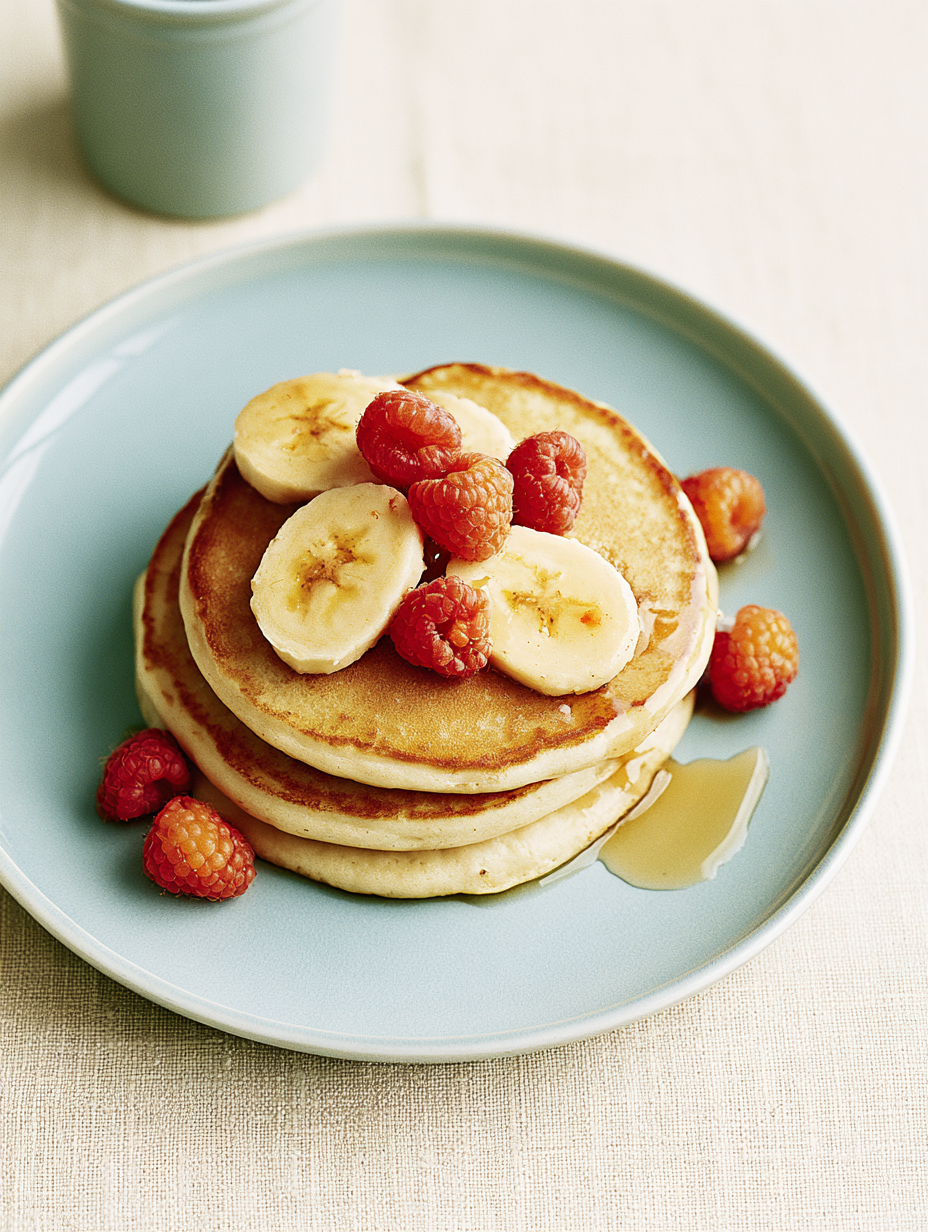 Pancakes Banane Framboise